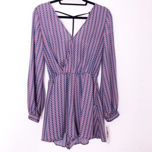 Gianni Bini Long-sleeve Romper Size Small